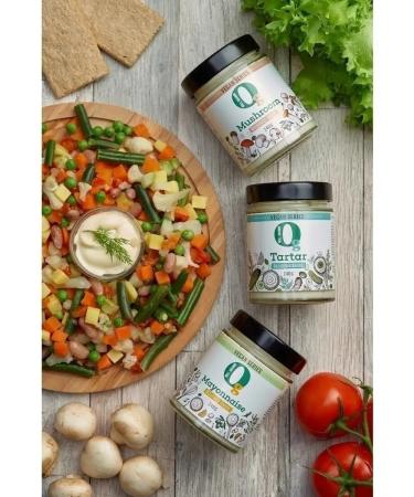 Zero grams Low -calorie sauce without sugar mushroom fenced 240g - Buy Online on GoSupps.com