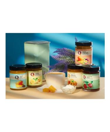 Zero grams Sugar jam low-calorie apricot-apelsin 240g - Buy Online on GoSupps.com