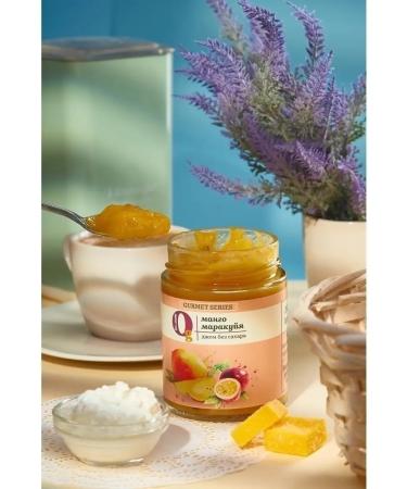 Zero grams Sugar jam low -calorie mango Marakuya 240g - Buy Online on GoSupps.com