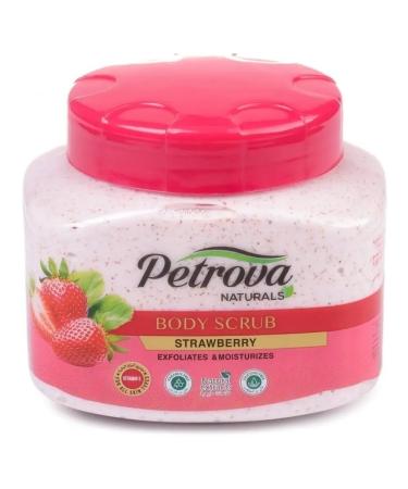 PETROVA Body scrub strawberries with natural oils