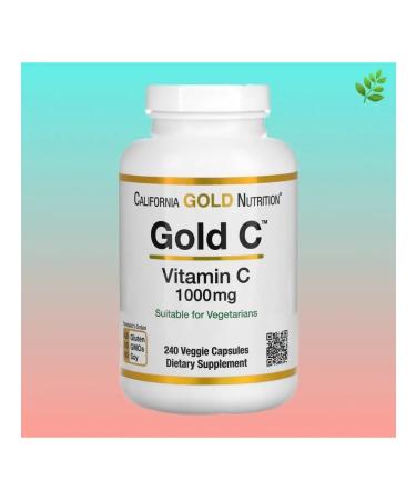 California Gold Nutrition Vitamin C 1000 mg ascorbic acid