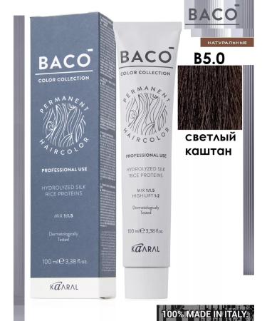 Kaaral Baco hair dye. B5.0 100ml