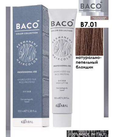 Kaaral Baco hair dye. B7.01 100ml