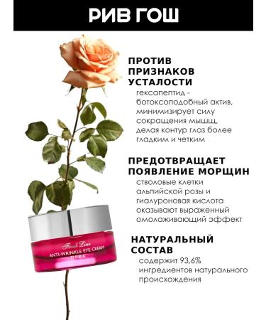 Fresh Line Hera cream for skin around the eyes against wrinkles 15 ml - Buy Online on GoSupps.com