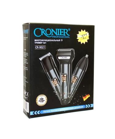 CRONIER profesional Cronier CR-9021 Trimmer for haircuts of hair and beard 3V1