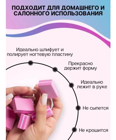 Vikki Beauty Buffs for manicure 50 pieces blue - Buy Online on GoSupps.com