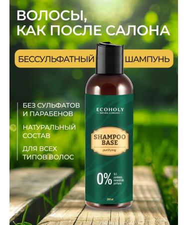 ECOHOLY Hair shampoo Saluscapular Organic 200 ml - Buy Online on GoSupps.com