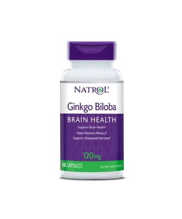 Natrol Ginkgo biloba ginkgo biloba memory vitamins 60 cap - Buy Online on GoSupps.com