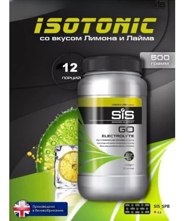 Science in Sport SIS Isotonic with electrolytes Sis Go Electrolyte 500 grams lemon