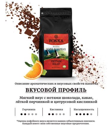 Rocca Coffee in Vietnam Dalat 1 kg - Buy Online on GoSupps.com