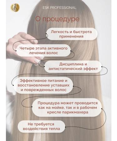 Esk Professional Set for professional hair recovery RELIEF - Buy Online on GoSupps.com