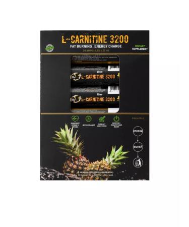 Alex Fedorov Nutrition l carnitine liquid fat burner 20x25 ampoules - Buy Online on GoSupps.com