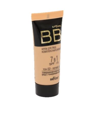 Belita BB face cream daily 7 in 1 SPF 15 tone 02 - Buy Online on GoSupps.com