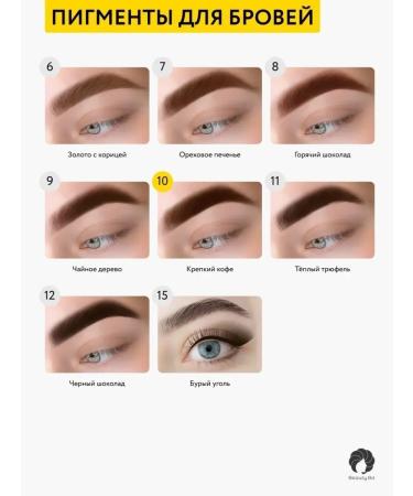 Beauty Bit Pigment for permanent eyebrow makeup strong coffee - Buy Online on GoSupps.com