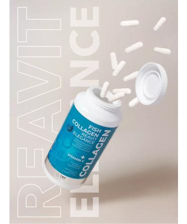 Farhimtek Marine collagen with vitamin C 180 capsules - Buy Online on GoSupps.com