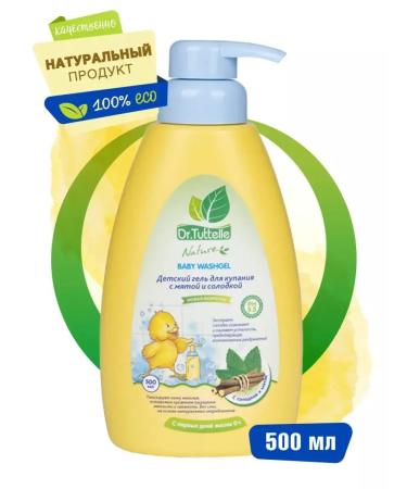 Dr Tuttelle Children's gel for bathing and shampoo with licorice and mint 500 ml