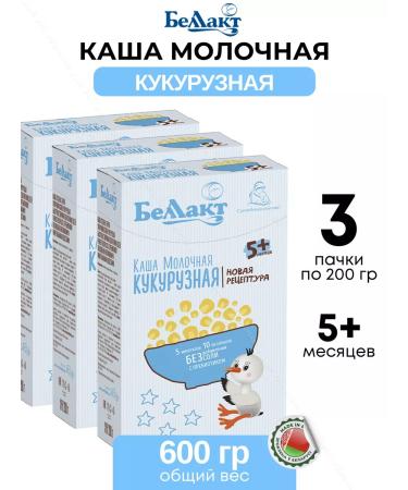 Bellakt Porridge children's milk corn from 5 months 600 g