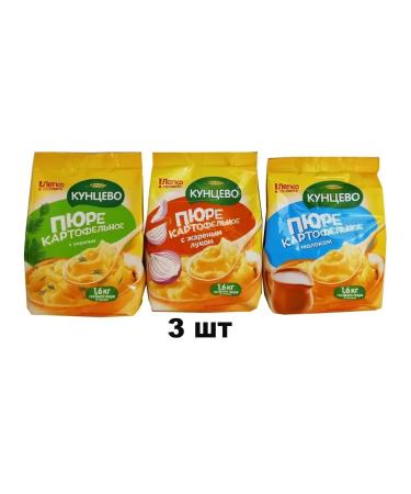 Kuntsevo Mashed potatoes 240gr*3pcs - Buy Online on GoSupps.com