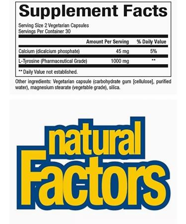 Natural Factors Amino acid L-grosin USA - Buy Online on GoSupps.com