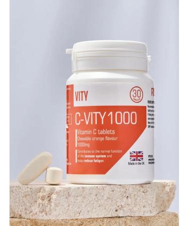 VITY Vitamin C 1000 mg 30 chewing tablets - Buy Online on GoSupps.com