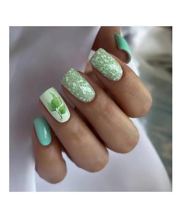 PolysferaSlider Water sliders for nails green leaves - Buy Online on GoSupps.com