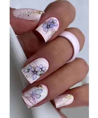 PolysferaSlider Water sliders for nails lilac butterflies - Buy Online on GoSupps.com