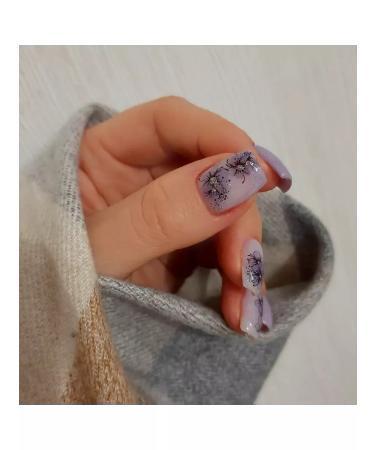 PolysferaSlider Water sliders for nails lilac butterflies - Buy Online on GoSupps.com