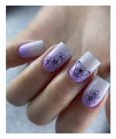 PolysferaSlider Water sliders for nails lilac butterflies - Buy Online on GoSupps.com