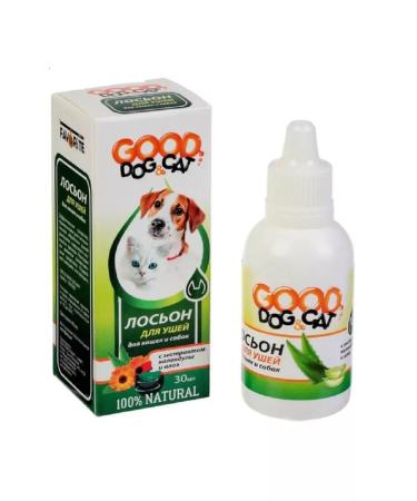 GOOD DOG & CAT Drops for ears for cats and dogs 30ml - Buy Online on GoSupps.com