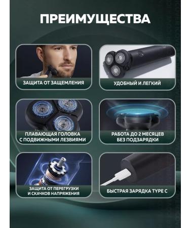 Enchen Male Electric British Facial Black Faces - Buy Online on GoSupps.com