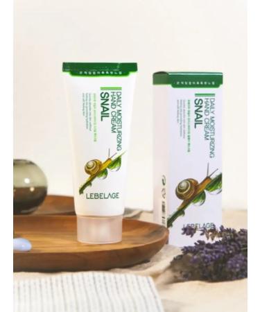 Lebelage Hand cream Daily Moisturizing Snail Hand Cream - Buy Online on GoSupps.com