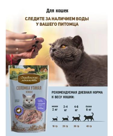 Country delicacies Ducky straw tender for cats 1 packaging - Buy Online on GoSupps.com
