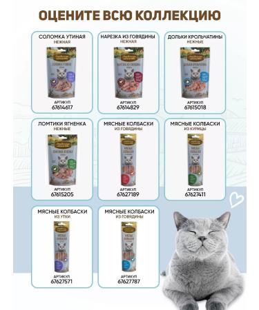 Country delicacies Beef sausages for cats 1 pcs - Buy Online on GoSupps.com