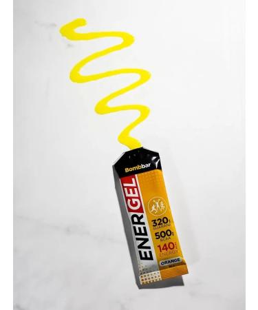 BombBar Drinking energy gel for running and marathon 6 pcs - Buy Online on GoSupps.com