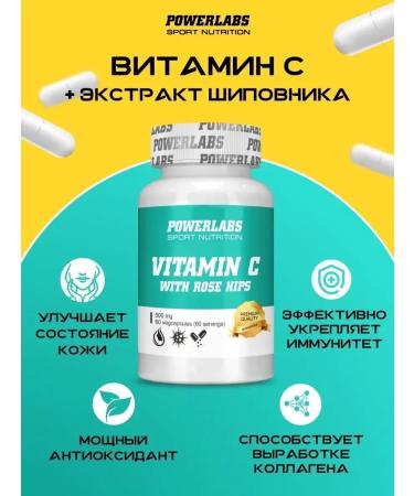 POWERLABS Vitamin C C 500 mg vitamin C Vitamin c - Buy Online on GoSupps.com