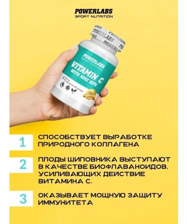 POWERLABS Vitamin C C 500 mg vitamin C Vitamin c - Buy Online on GoSupps.com