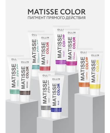 Ollin Professional Direct -action pigment OLLIN MATISSE Color Blue 100 ml - Buy Online on GoSupps.com