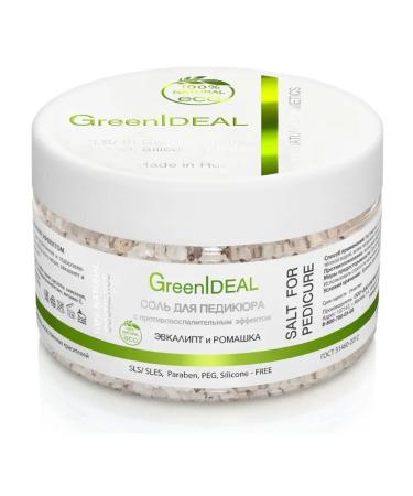 GreenIDEAL Sea salt for pedicure and manicure is unpleasant