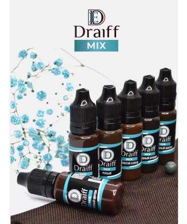 Draiff Mix Draiff pigment warm brunette for eyebrow tattoo permanent - Buy Online on GoSupps.com