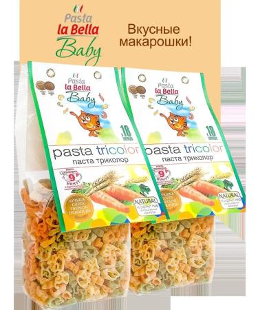 Pasta la Bella BABY Pasta in the form of animals colored 2 units