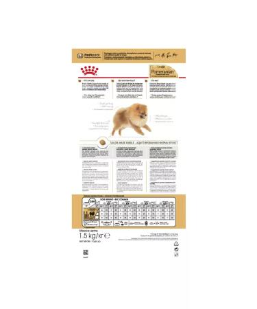 ROYAL CANIN Pomeranian feed of adult dogs breed Pomeranian spitz 1.5kg - Buy Online on GoSupps.com