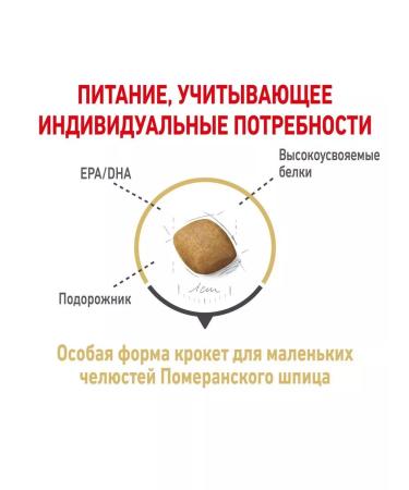 ROYAL CANIN Pomeranian feed of adult dogs breed Pomeranian spitz 1.5kg - Buy Online on GoSupps.com