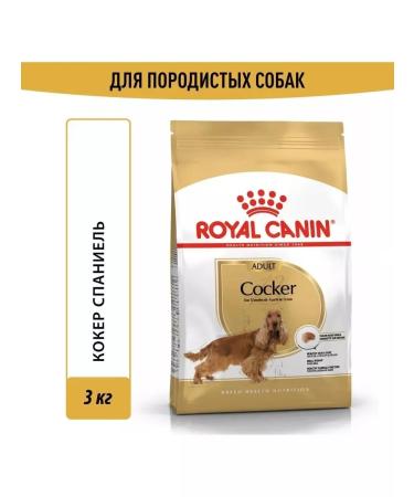 ROYAL CANIN Cocker adult dogs breed Coker Spaniel 3kg