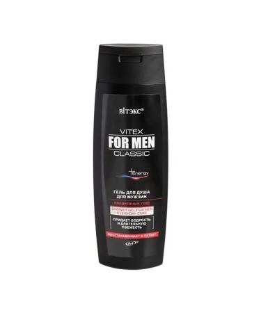 Vitex "For Men Classic" shower gel daily care 400 ml. (Vit - Buy Online on GoSupps.com