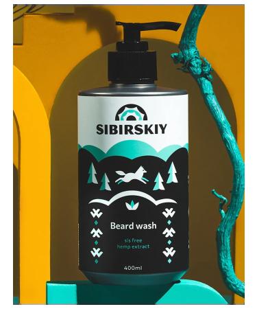 SIBERIAN Moisturizing Salosulfate shampoo for beard and mustache 400 ml - Buy Online on GoSupps.com