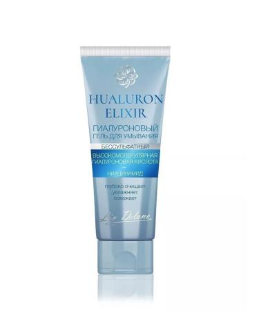 Liv-delano "Hyaluron Elixir" Hyaluronic gel for washing 75 g (LIV- - Buy Online on GoSupps.com