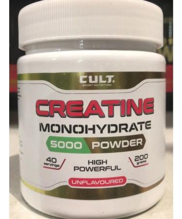 CULT Sport Nutrition Creatin Cultine MonohyDrate 5000 Powder 200 g - Buy Online on GoSupps.com