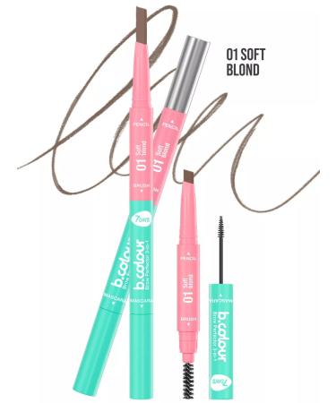 7DAYS Eyebrow pencil automatic with a brush