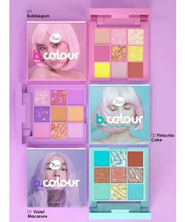 7DAYS Eye Shadows bubblegum palette 03 - Buy Online on GoSupps.com