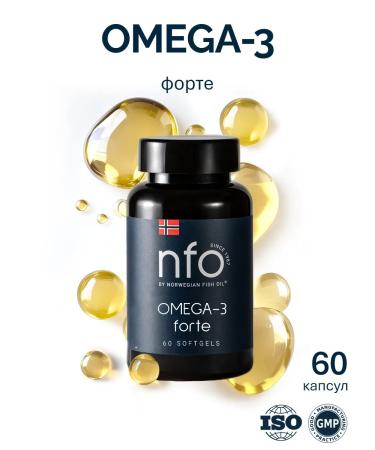 Norwegian Fish Oil Omega 3 Fort (nfo Norway) 60 capsules